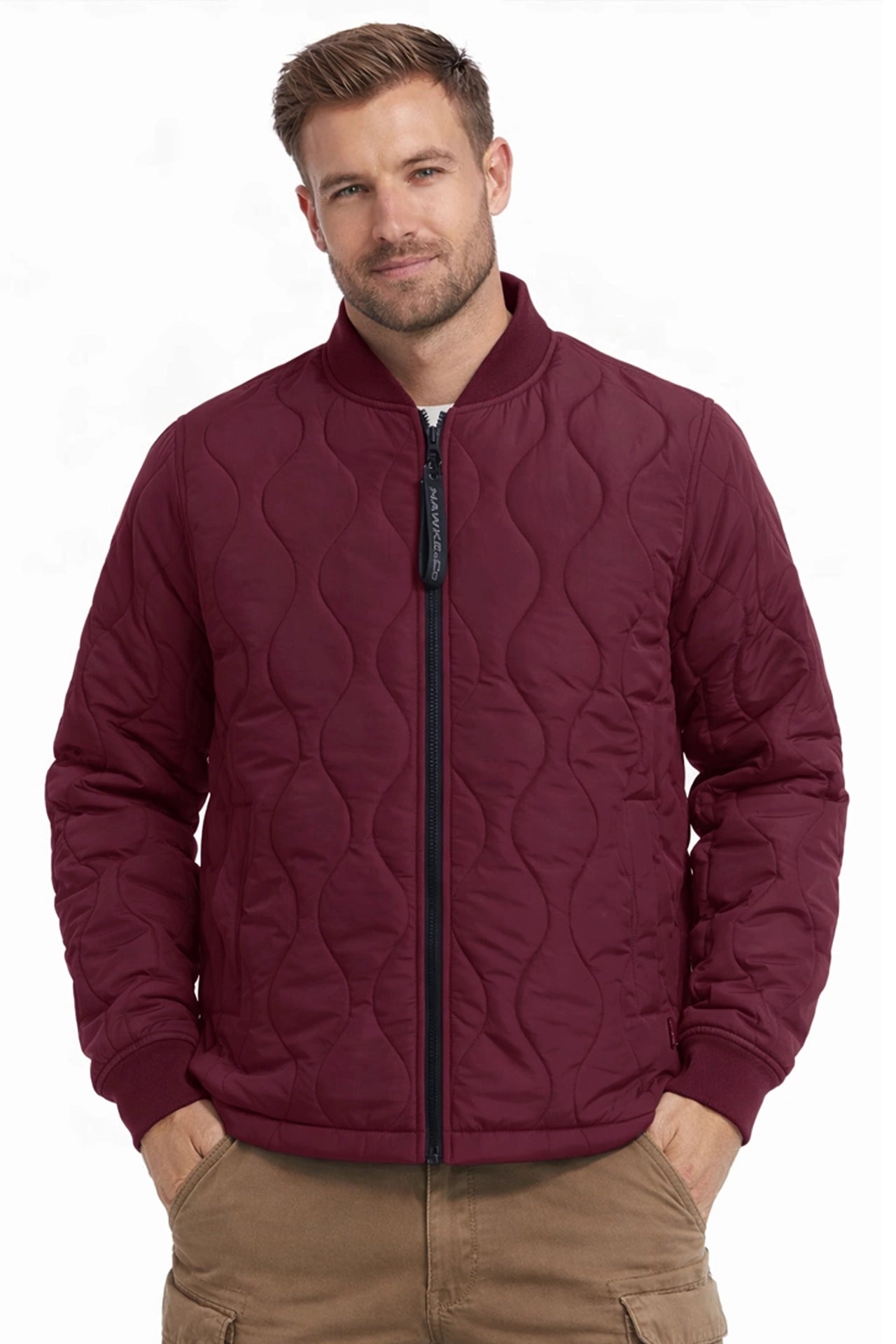 Men's Canyon Quilted Jacket – Hawke & Co Men's Canyon Quilted Jacket – Hawke & Co