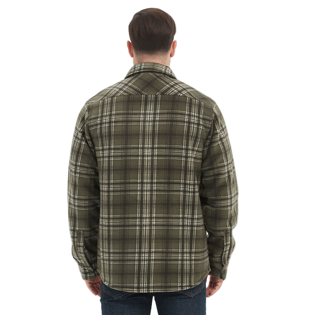 Loden/Black/White Plaid
