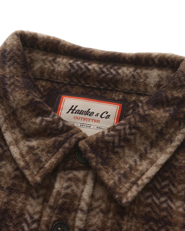 Brown Tan Ivory Plaid