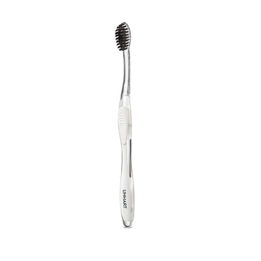 White Toothbrush w/Black Bristles - Hawke & Co