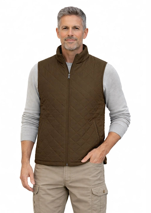 【HYKE】ハイク/ 21AW QUILTED VEST BARK_FRONT.webp?v=1776794138&