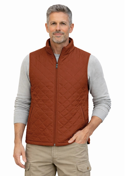 HYKE【QUILTED LONG VEST】 Quilted Long Vest - Black