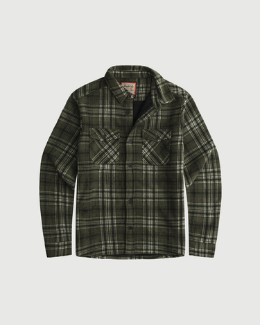 Loden/Black/White Plaid