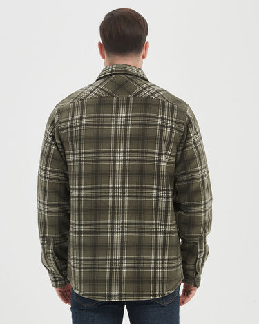 Loden/Black/White Plaid