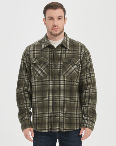 Loden/Black/White Plaid