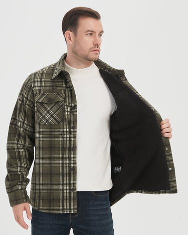 Loden/Black/White Plaid