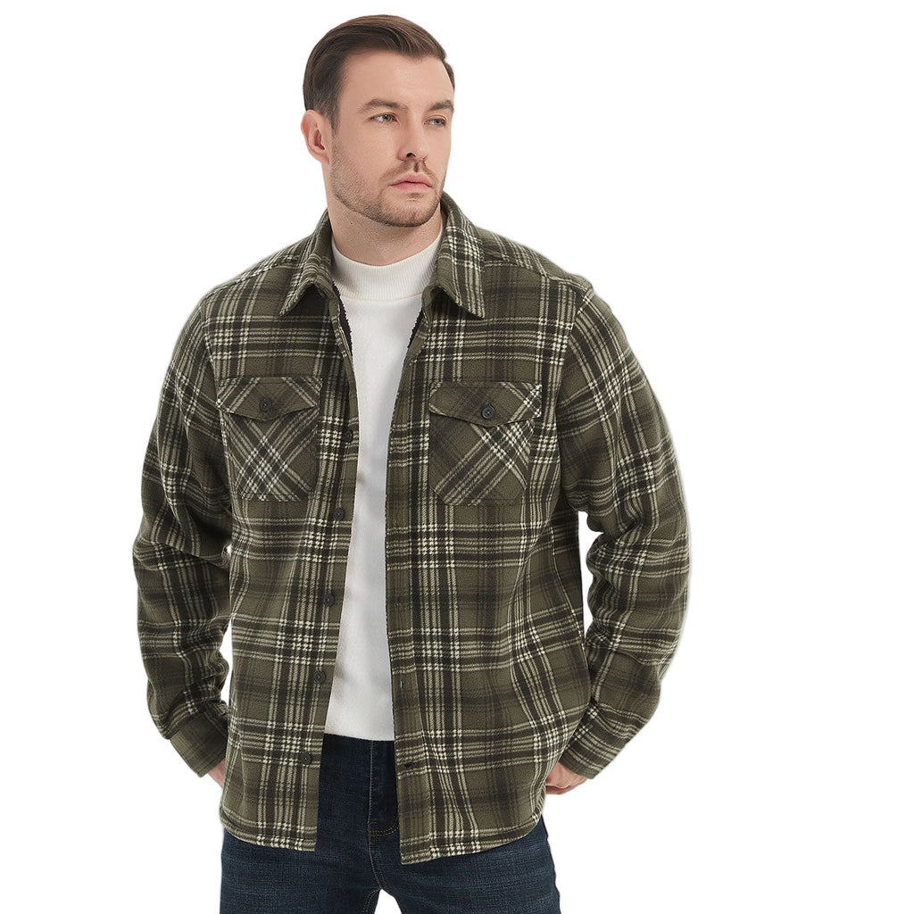 Loden/Black/White Plaid
