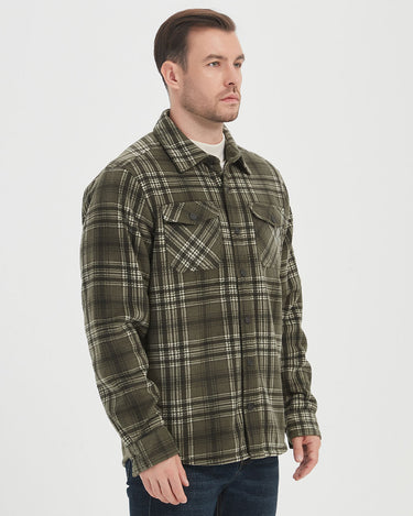 Loden/Black/White Plaid