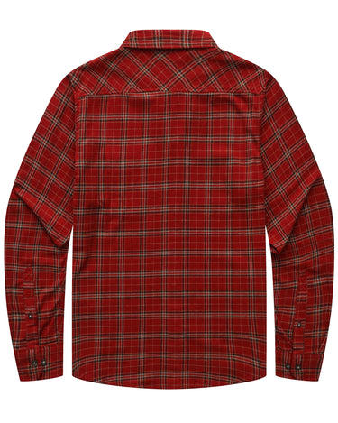 Red Block Stripe Plaid