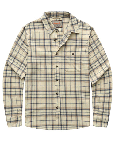 Tan Brown Navy Plaid