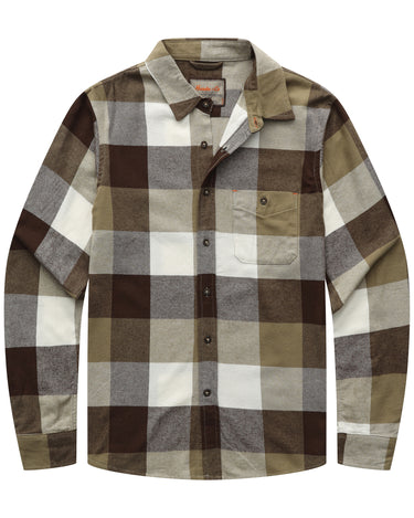 Lt Brown Multi Box Plaid