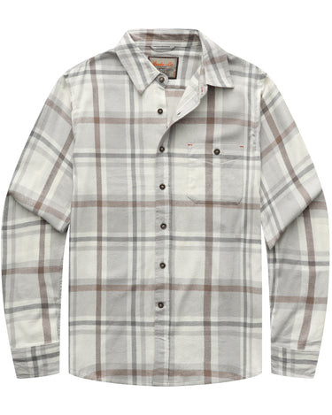 Grey White Tan Plaid