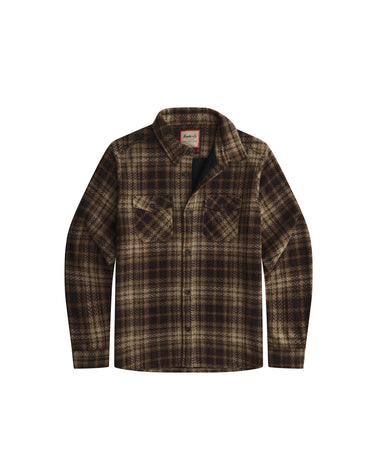 Brown Tan Ivory Plaid
