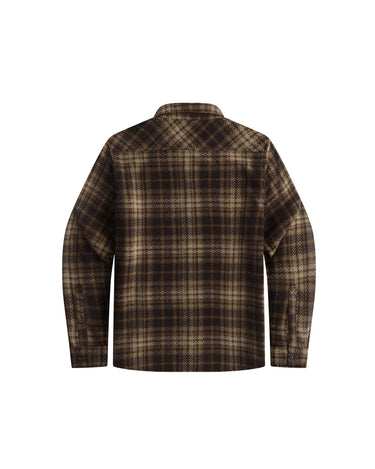 Brown Tan Ivory Plaid