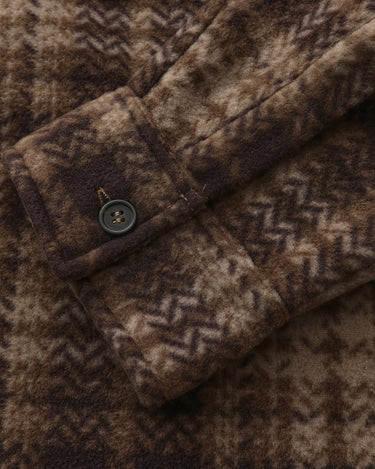 Brown Tan Ivory Plaid