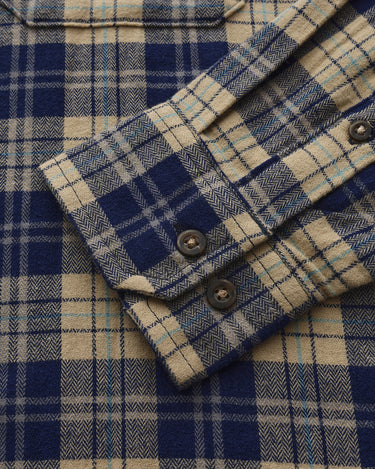 Blue Beige Plaid