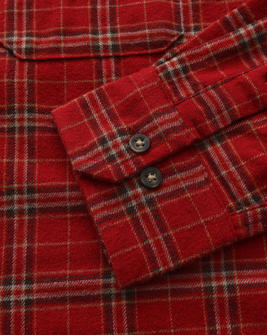 Red Block Stripe Plaid