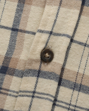 Tan Brown Navy Plaid