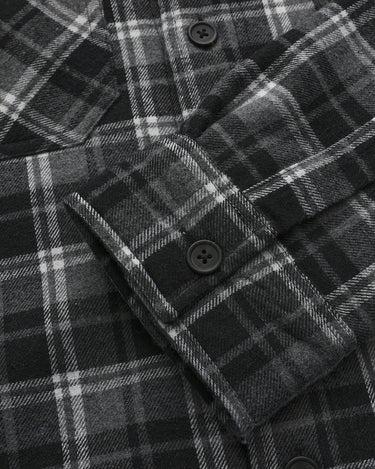 Slate Grey White Plaid